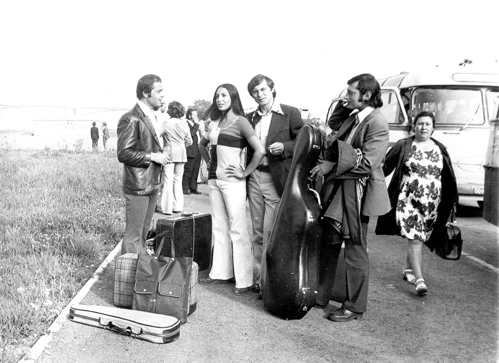 На гастролях (середина 70-х годов)
