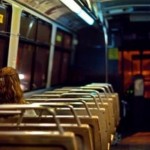 Ночной автобус в Москве