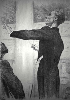 Евгений Мравинский, гравюра Г. Верейского, 1947 год Евгений Мравинский, гравюра Г. Верейского, 1947 год