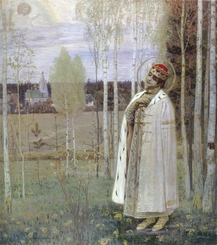 М. В. Нестеров. Дмитрий-царевич убиенный, 1899 год