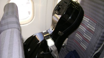 Виолончель в салоне самолета