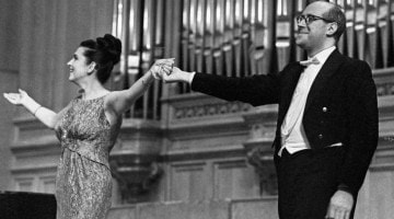 Галина Вишневская и Мстислав Ростропович