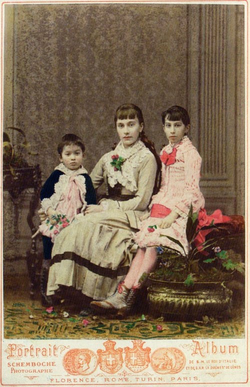 Владимир, Софья и Людмила фон Мекк, 1881 год