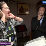 Анна Нетребко записывает песни для нового альбома Игоря Крутого