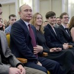 Президент Путин посетил концерт в Московской консерватории