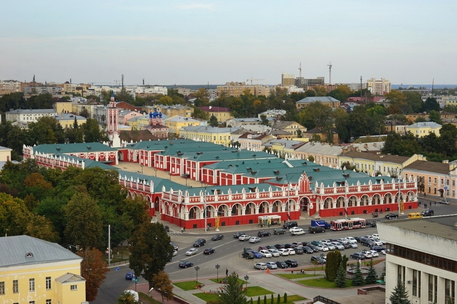 Гостиные ряды в калуге карта