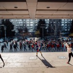 В Красноярске прошла первая зарядка под классическую музыку