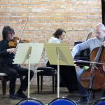 Юрий Башмет, Ксения Башмет и Алексей Надёнов. Фото - Ирина Штольба