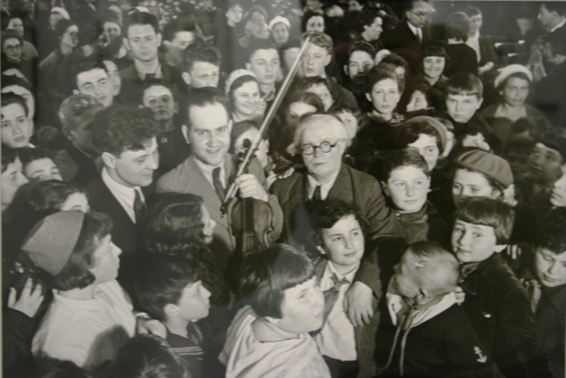 П. Столярский и Д. Ойстрах в Одессе, 1939 год