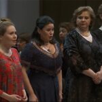 Татьяна - Екатерина Щербаченко, Ольга - Светлана Шилова, Ларина - Елена Евсеева, Филиппьевна - Анна Викторова