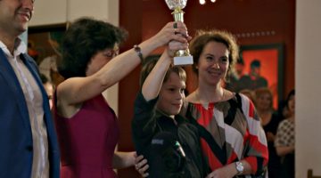 Главным открытием конкурса стал 10-летний виолончелист Богдан Ефремов. Фото - Ирина Шымчак