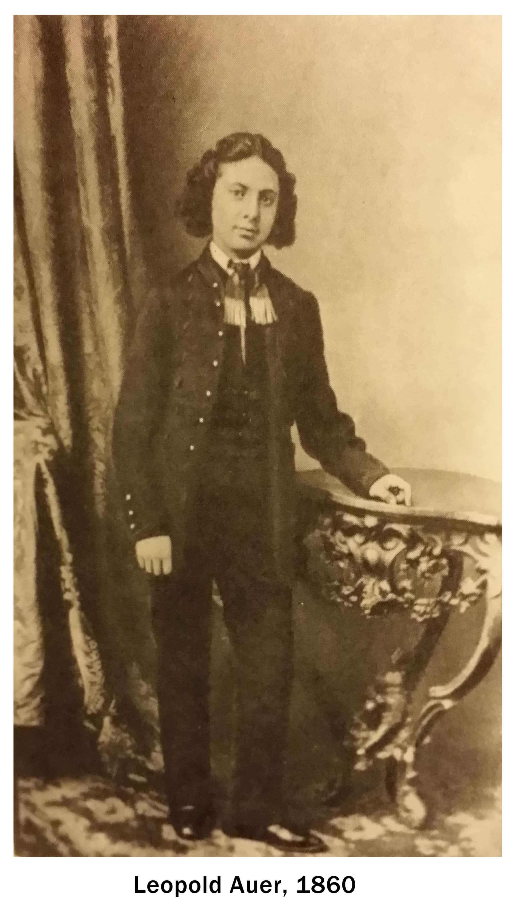 Леопольд Ауэр, 1860 год