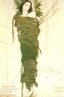 Леон Бакст. Костюм Иды Рубинштейн в роли Святого Себастьяна, 1911 год