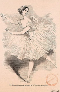 Эмма Ливри в балете «Сильфида», 1858 год