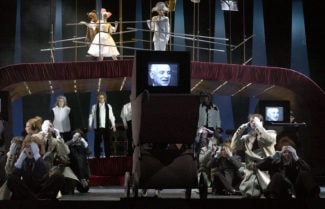 Предпремьерный показ оперы "Дети Розенталя", 2005 год. Фото - Александр Куров
