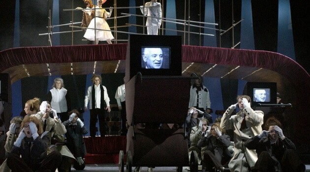 Предпремьерный показ оперы "Дети Розенталя", 2005 год. Фото - Александр Куров