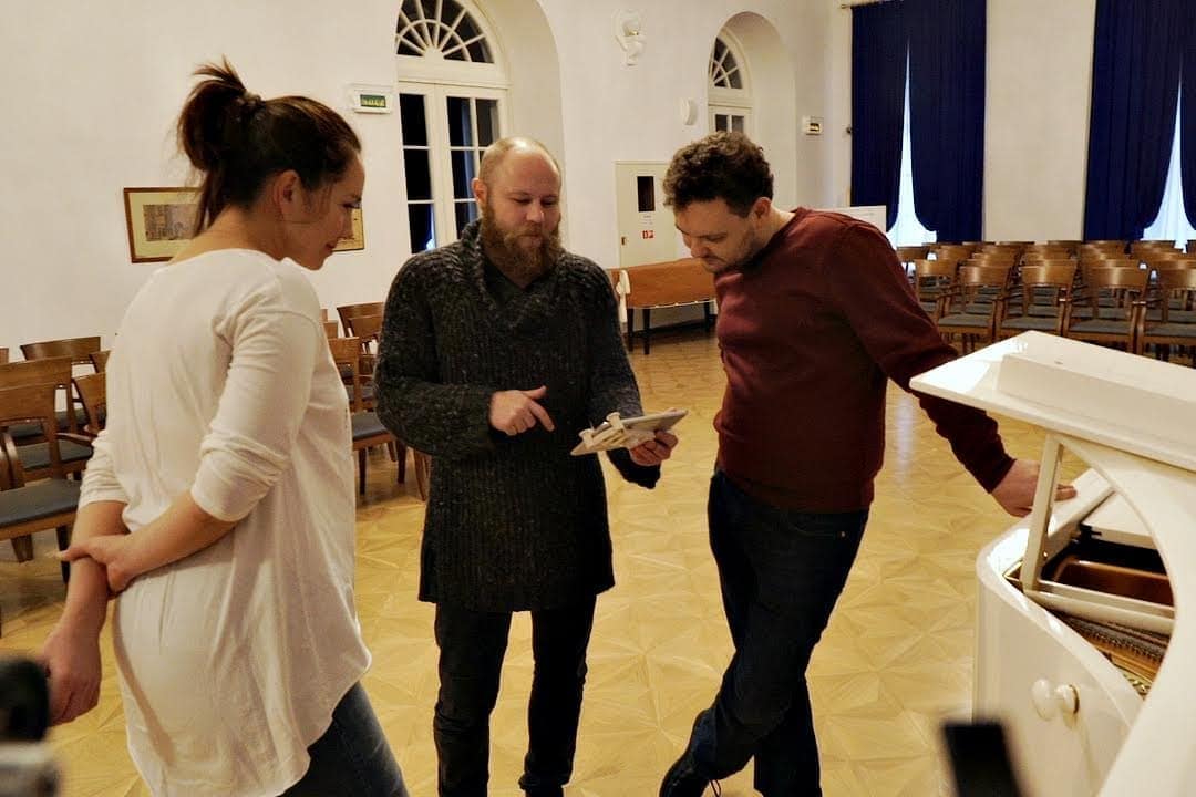 Ксения Дудникова, Алексей Размахов, Юрий Фаворин. Фото - Валерий Самойлов
