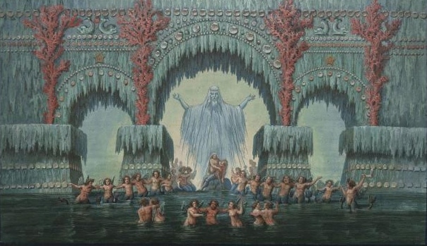 Эскиз Карла Шинкеля к опере «Ундина» Эрнста Теодора Амадея Гофмана, 1815–1816 годы. Фото - Kupferstichkabinett, Staatliche Museen zu Berlin Эскиз Карла Шинкеля к опере «Ундина» Эрнста Теодора Амадея Гофмана, 1815–1816 годы. Фото - Kupferstichkabinett, Staatliche Museen zu Berlin