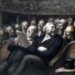 Оноре Домье. "Антракт в театре", 1864 год