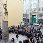 Москва: открытие памятника Майе Плисецкой