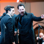 Фауста спел Сергей Романовский (слева), Мефистофеля – Ильдар Абдразаков. Фото - Андрей Гордеев / Ведомости