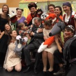 Исполнители оперы "Теремок" с её автором Леонидом Клиничевым