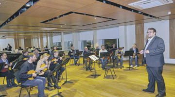 Ансамбль «Россия» занимается в одном из новых репетиционных залов Филармонии-2. Фото - Александр Иванов/пресс-служба МГАФ