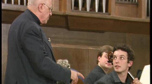 Мстислав Ростропович, Евгени Тонха и Святослав Липс. Малый зал МГК, 2002 год