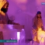 Финские музыканты смастерили инструменты изо льда