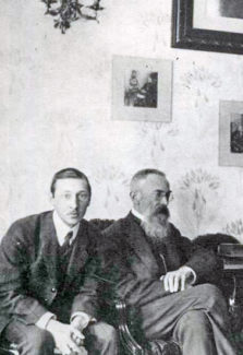 Игорь Стравинский и Николай Римский-Корсаков, 1908 год