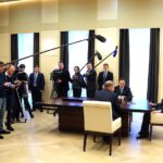 Встреча Президента РФ Владимира Путина, министра культуры Владимира Мединского и генерального директора Большого театра Владимира Урина