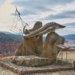 Скульптура "Царь-рыба" в Красноярске