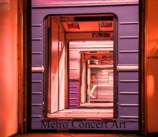 Metro concert art