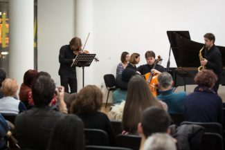 Артем Шишков, Мария Немцова, Евгений Румянцев и Виталий Ватуля. Фото - Андраш Фекете