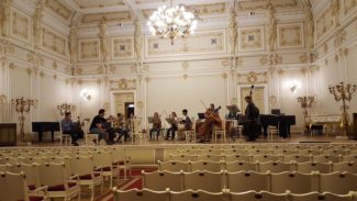 "Симфониетта Санкт-Петербурга" - репетиция в Малом зале Санкт-Петербургской филармонии