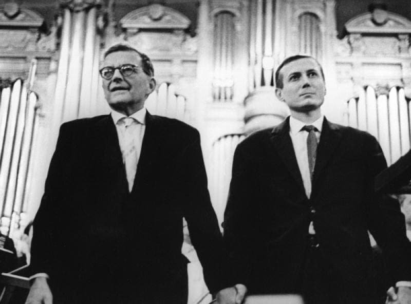 Дмитрий Шостакович и Евгений Евтушенко, БЗК. Фото - Виктор Ахломов Дмитрий Шостакович и Евгений Евтушенко, БЗК. Фото - Виктор Ахломов