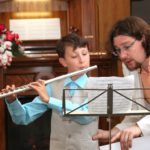 Николай Попов на уроке