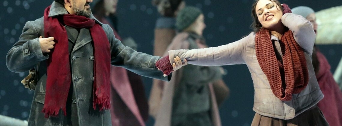 "Снегурочка" в Большом театре. Мизгирь – Эльчин Азизов. Купава – Анна Нечаева. Фото - Дамир Юсупов