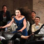 Сцена из оперы Бизе "Кармен" в посановке Дмитрия Чернякова