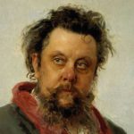 Модест Петрович Мусоргский. Потрет работы Ильи Репина