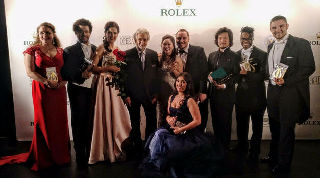 Пласидо Доминго и лауреаты конкурса конкурса «Опералия Пласидо Доминго» 2017