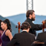 Агунда Кулаева, Светлана Касьян и Митрополит Иларион. Фото - Pino Izzo