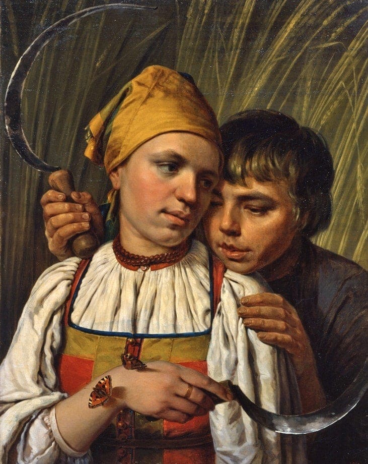 Алексей Гаврилович Венецианов - "Жнецы", конец 1820-х годов