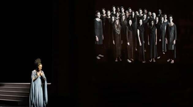 Анна Нетребко дебютировала в «Аиде». Фото - Monika Rittershaus/ Salzburger Festspiele