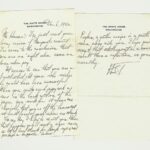 Письмо Гарри Тумана Полу Хьюму. Оригинал хранится в библиотеке Harlan Crow Library