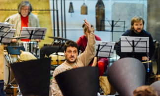 «ПерСимфАнс» и четыре московских хора исполнили кантату «Путь Октября». Фото - «ПерСимфАнс»