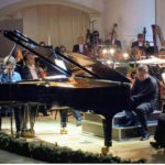 Люка Дебарг, Михаил Плетненв и РНО. Фото - Анастасия Романова / instagram.com