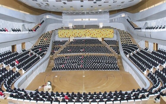 Макет зала Филармонии в Зарядье