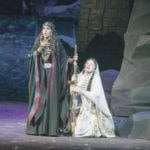 Женские партии исполнили молодые солистки театра. Ксения Хованова (справа) номинирована на премию «Онегин». Фото - krasopera.ru