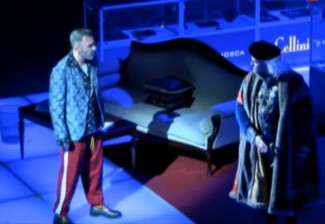 Сергей Шнуров на сцене Мариинского театра Сергей Шнуров на сцене Мариинского театра